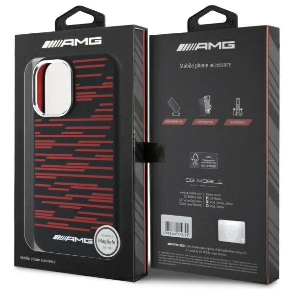 AMG Silicone Graphics MagSafe case for iPhone 16 - black_7