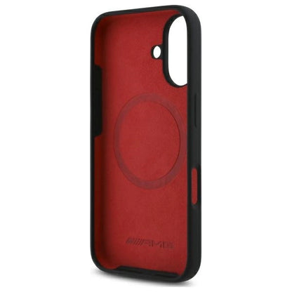 AMG Checkered Flag Pattern MagSafe iPhone 16 Case - Black_6