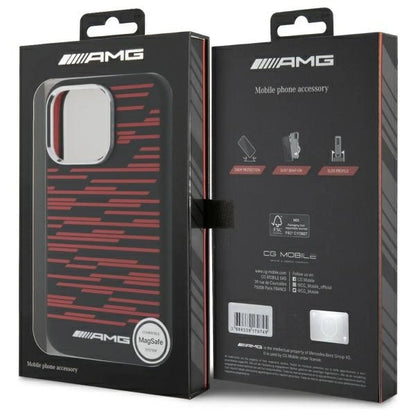 AMG Silicone Graphics MagSafe Case for iPhone 16 Pro Max - Black_7