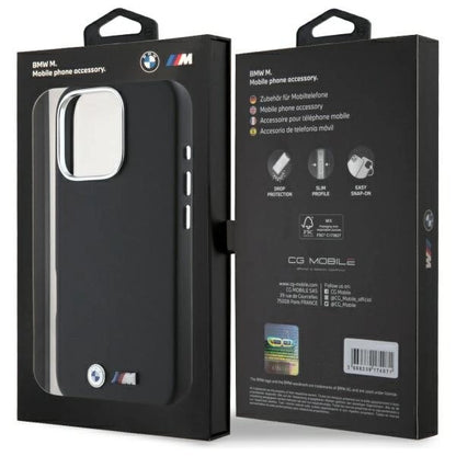 BMW M Smooth Full Wrapped Metal MagSafe Case for iPhone 16 Pro - Black_7