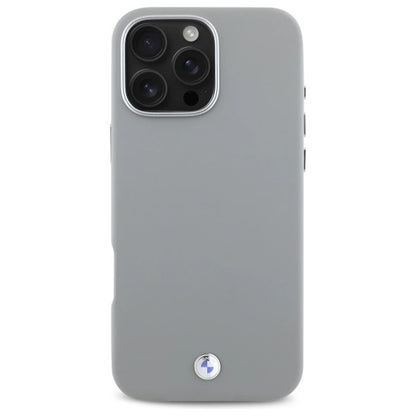BMW Sign Full Wrapped Metal MagSafe Case for iPhone 16 Pro Max - Gray_2