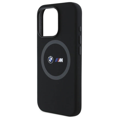 BMW M Silicone Printed Ring MagSafe Case for iPhone 16 Pro Max - Black_5