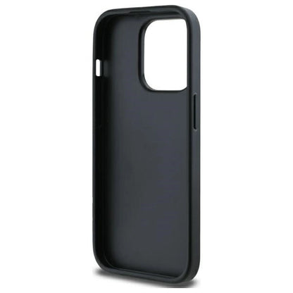 DKNY Quilted Stack Logo iPhone 14 Pro Case - Black_6
