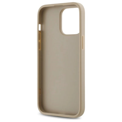DKNY Quilted Stack Logo iPhone 14 Pro Max Case - Beige_6