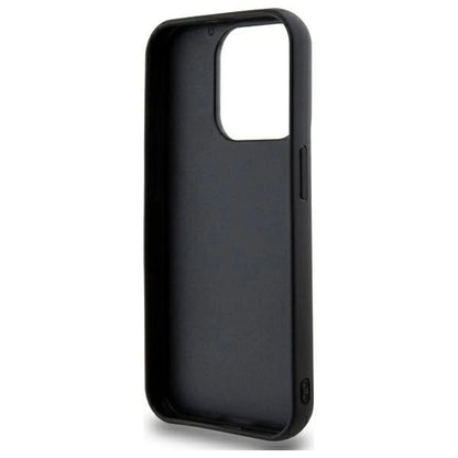 DKNY Quilted Stack Logo iPhone 15 Pro Case - Black_7