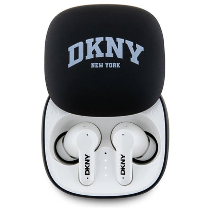 DKNY TWS BT 3D Rubber Matte Finish Bluetooth Headphones - Black_0