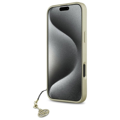 Guess 4G Charms Collection iPhone 16 Plus Case - Brown_4