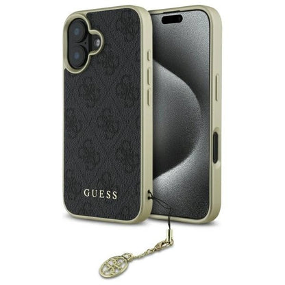 Guess 4G Charms Collection case for iPhone 16 - black_0