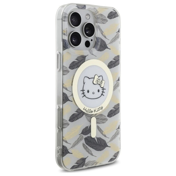 Hello Kitty IML Golden Leaves MagSafe Case for iPhone 16 Pro Max - White_3