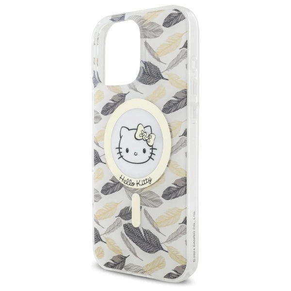 Hello Kitty IML Golden Leaves MagSafe Case for iPhone 16 Pro Max - White_5