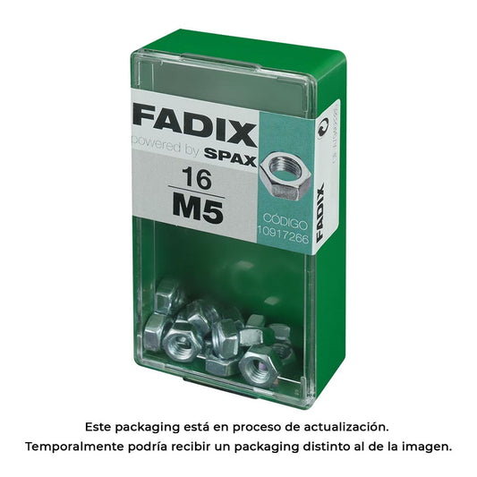 Caixa s 16 unid. porca zinco m 5 fadix_0