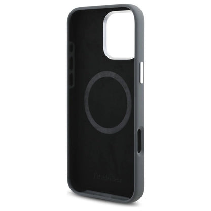 Mercedes Silicone Vertical Tonal Stripes MagSafe Case for iPhone 16 Pro Max - Gray_6