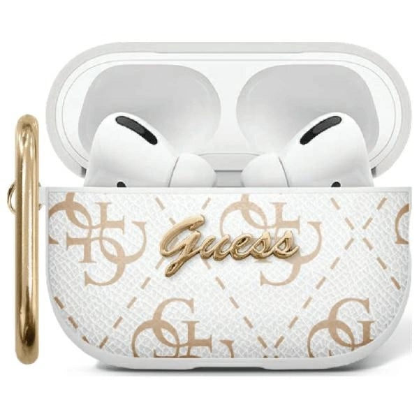 Guess GUA2PG4GPH AirPods 1/2 cover white/white 4G Hook_0