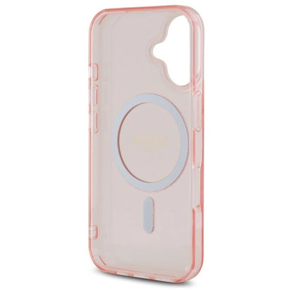 Guess GUHMP16SHFGEREP iPhone 16 6.1&quot; pink/pink hardcase IML Glitter Circle MagSafe_6