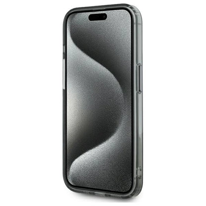 Karl Lagerfeld KLHMP15LHLSCHK iPhone 15 Pro 6.1&quot; black/black hardcase IML Metal Choupette Head MagSafe_1