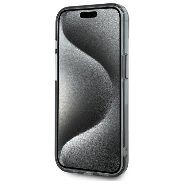 Karl Lagerfeld KLHMP15SHLSCHK iPhone 15 6.1&quot; black/black hardcase IML Metal Choupette Head MagSafe_4