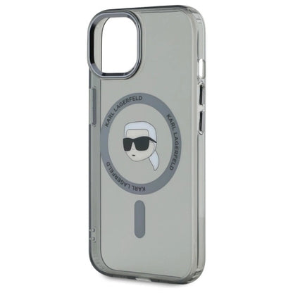 Karl Lagerfeld KLHMP15SHLSKIK iPhone 15 6.1" black/black hardcase IML Metal Karl Head MagSafe_5