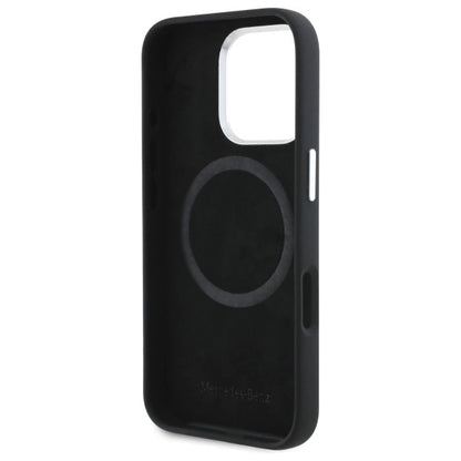 Mercedes MEHMP16L23SUVSK iPhone 16 Pro 6.3" black/black hardcase Silicone Vertical Tonal Stripes MagSafe_6