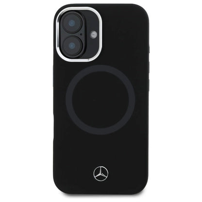 Mercedes MEHMP16S23SUTTK iPhone 16 6.1" black/black hardcase Silicone Tonal Logo MagSafe_2