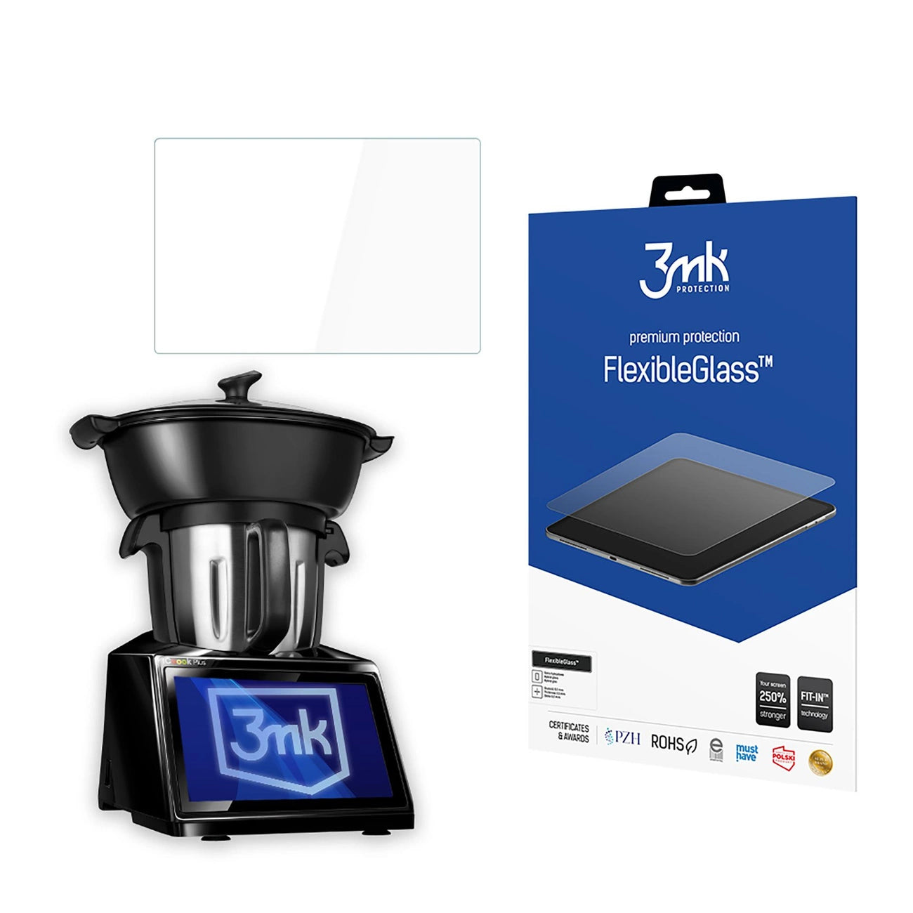 Szkło hybrydowe 3mk FlexibleGlass™ na iCoook MRK-48P - up to 13"_0