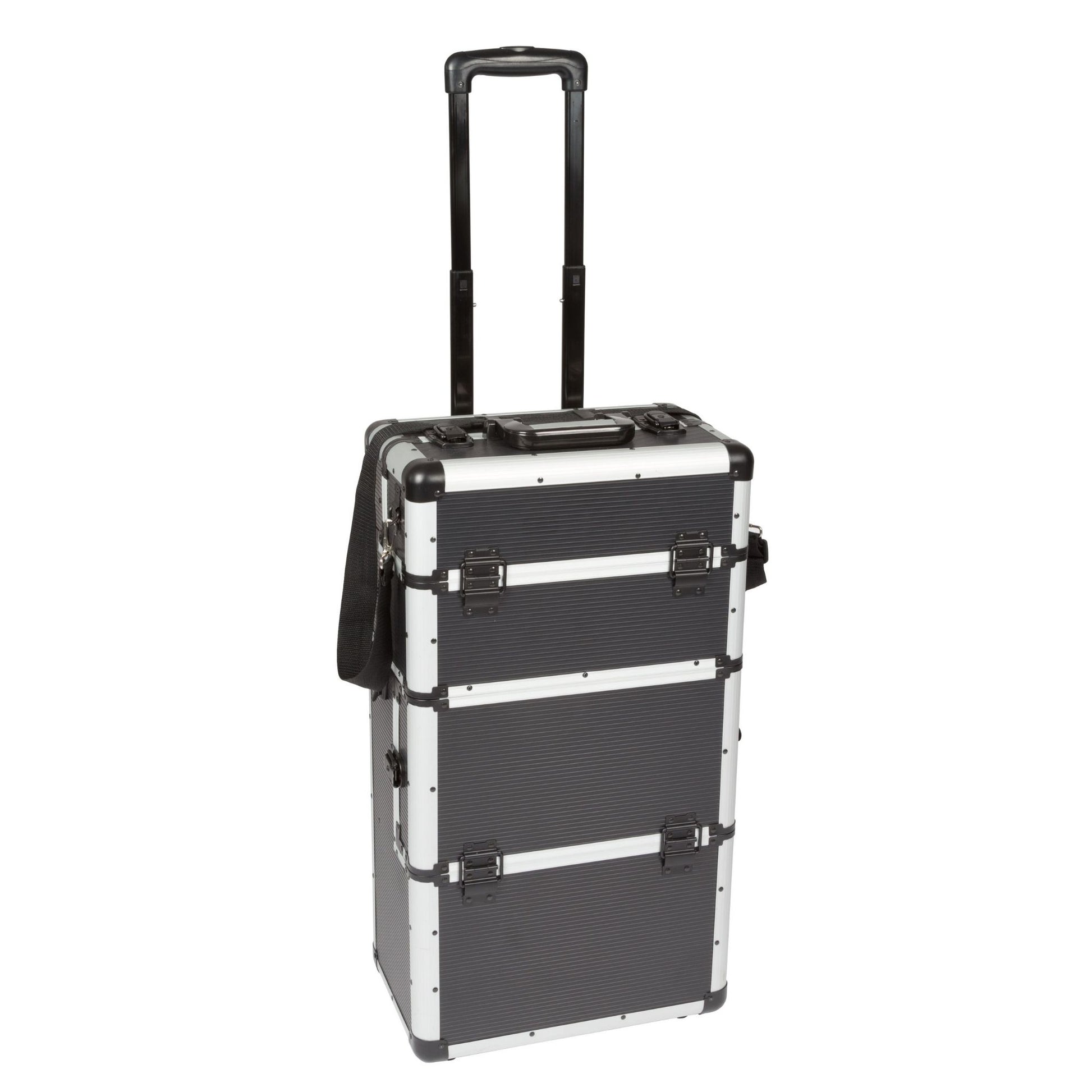 TROLLEY EM ALUMÍNIO-  370 x 225 x 670 mm - 66,9 L - PRETO_0