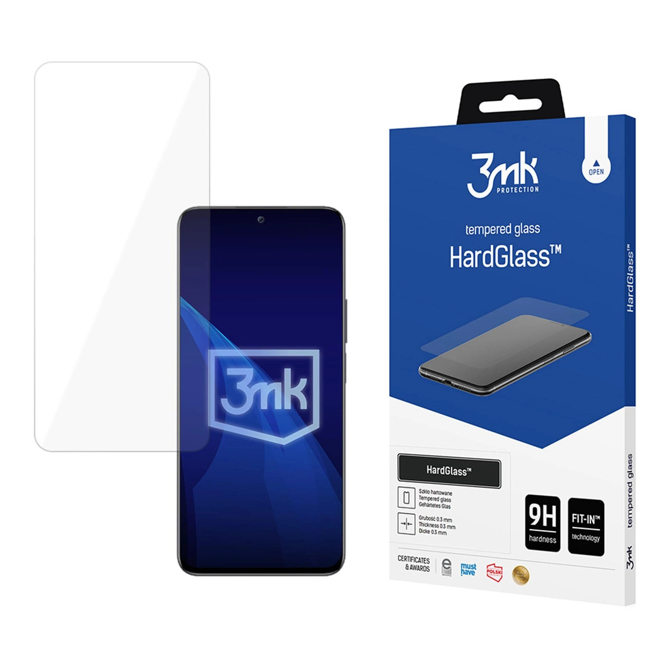 Tempered glass 3mk HardGlass™ for Honor 90 Lite_0