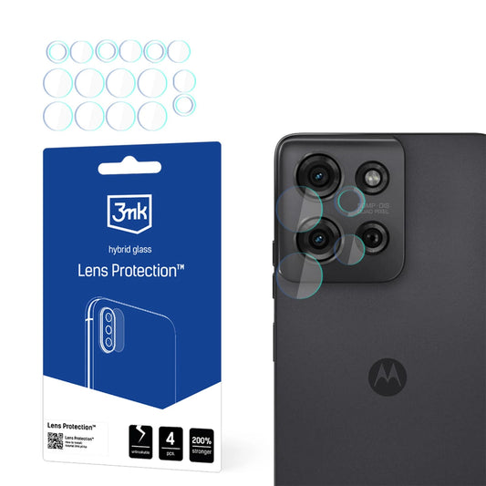 Hybrid Glass for Camera Lens 3mk Lens Protection for Motorola Moto G75_0