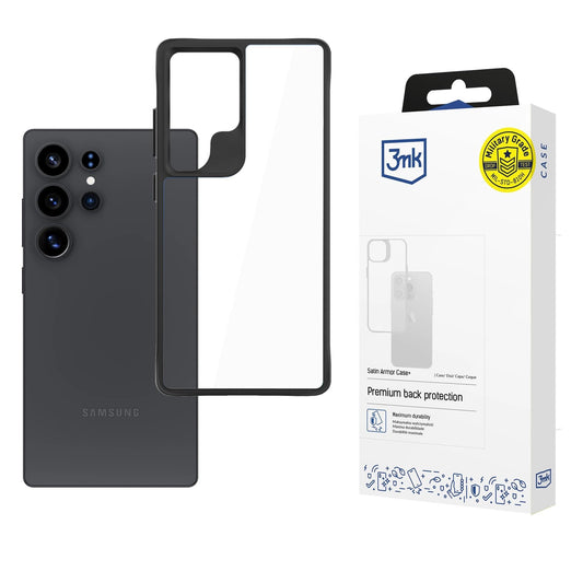 3mk Satin Armor Case+ for Samsung Galaxy S25 Ultra - Transparent_0
