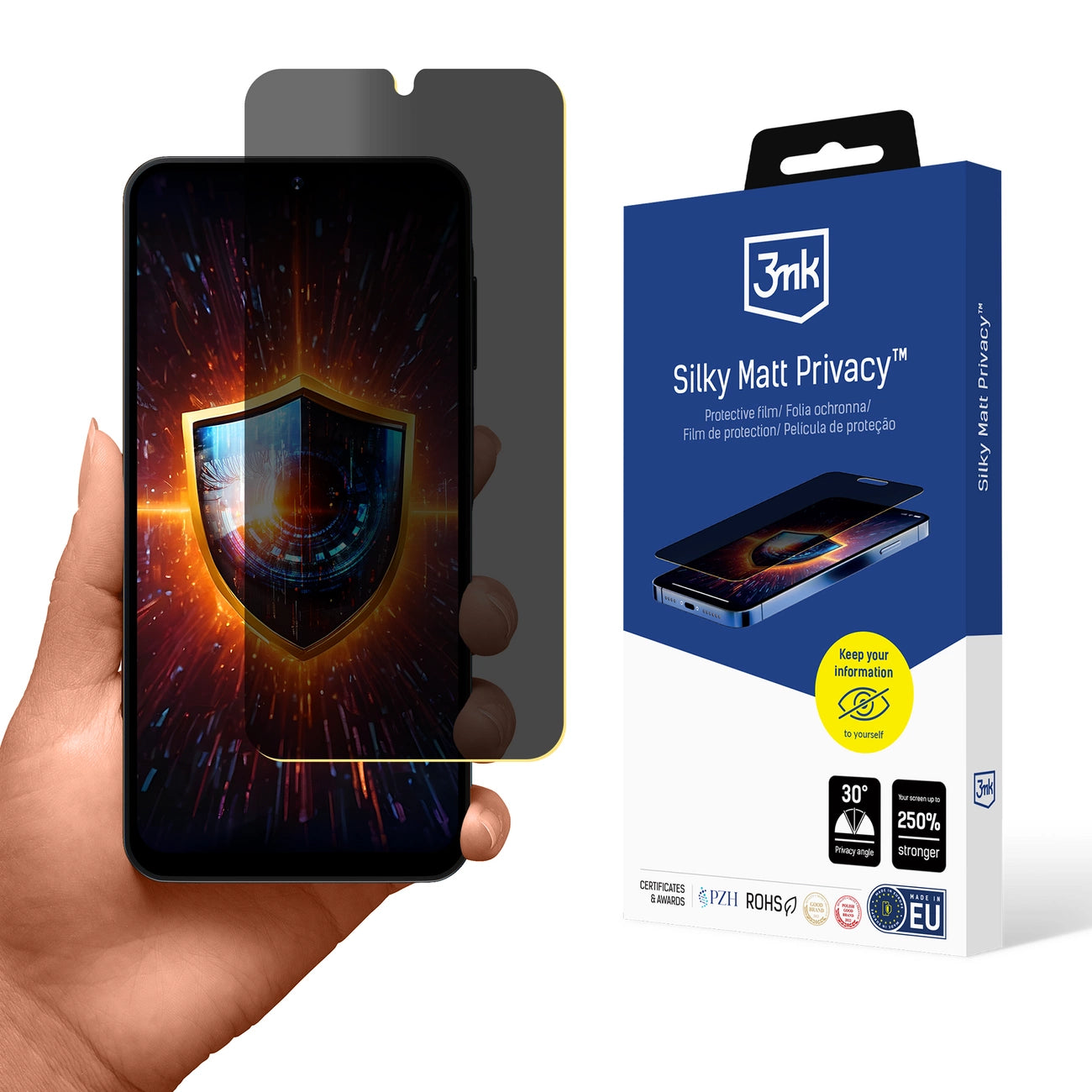 Privacy Film 3mk Silky Matt Privacy for Samsung Galaxy A16_0