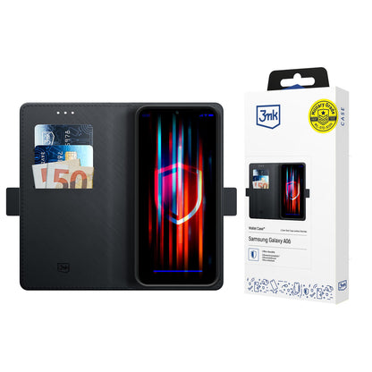 3mk Wallet Case for Samsung Galaxy A06 - Black_0