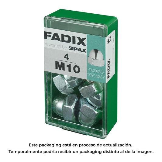 Caixa s 4 unid. porca cega zinco m 10 fadix_0