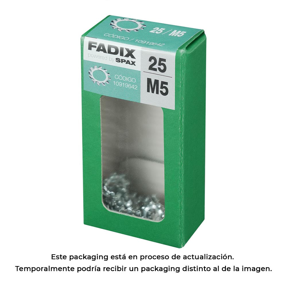 Caixa s 25 unid. anilha dentada m 5 fadix_0