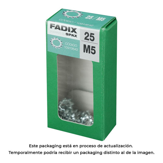 Caixa s 25 unid. anilha dentada m 5 fadix_0
