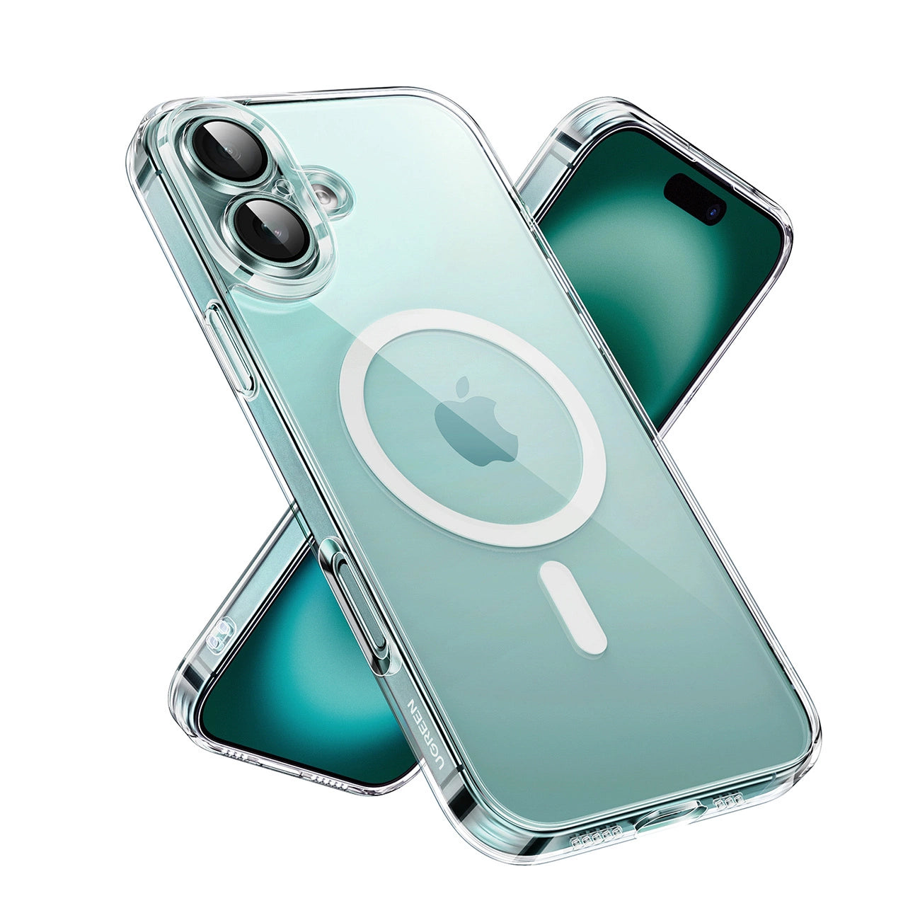 Ugreen Classy Clear Magnetic Case with MagSafe for iPhone 16 Plus - Clear_1