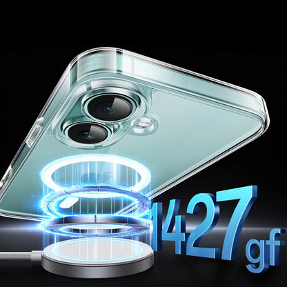 Ugreen Classy Clear Magnetic Case with MagSafe for iPhone 16 Plus - Clear_2