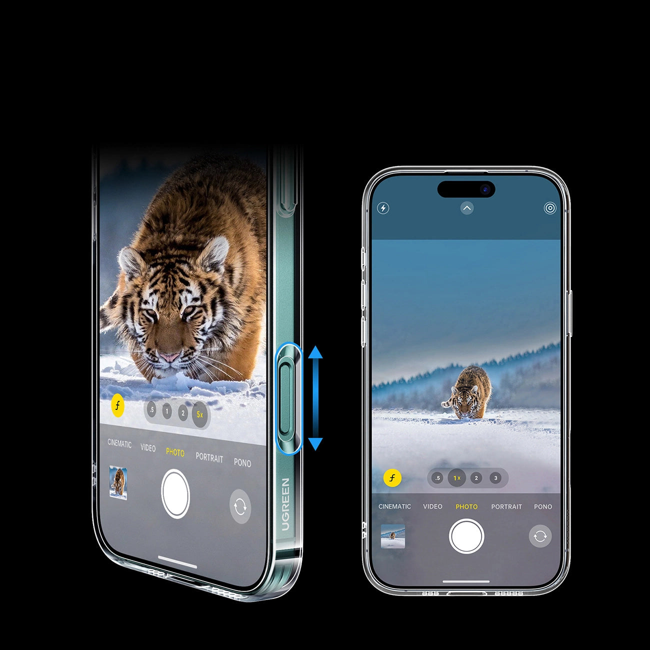 Ugreen Classy Clear Magnetic Case with MagSafe for iPhone 16 Plus - Clear_5