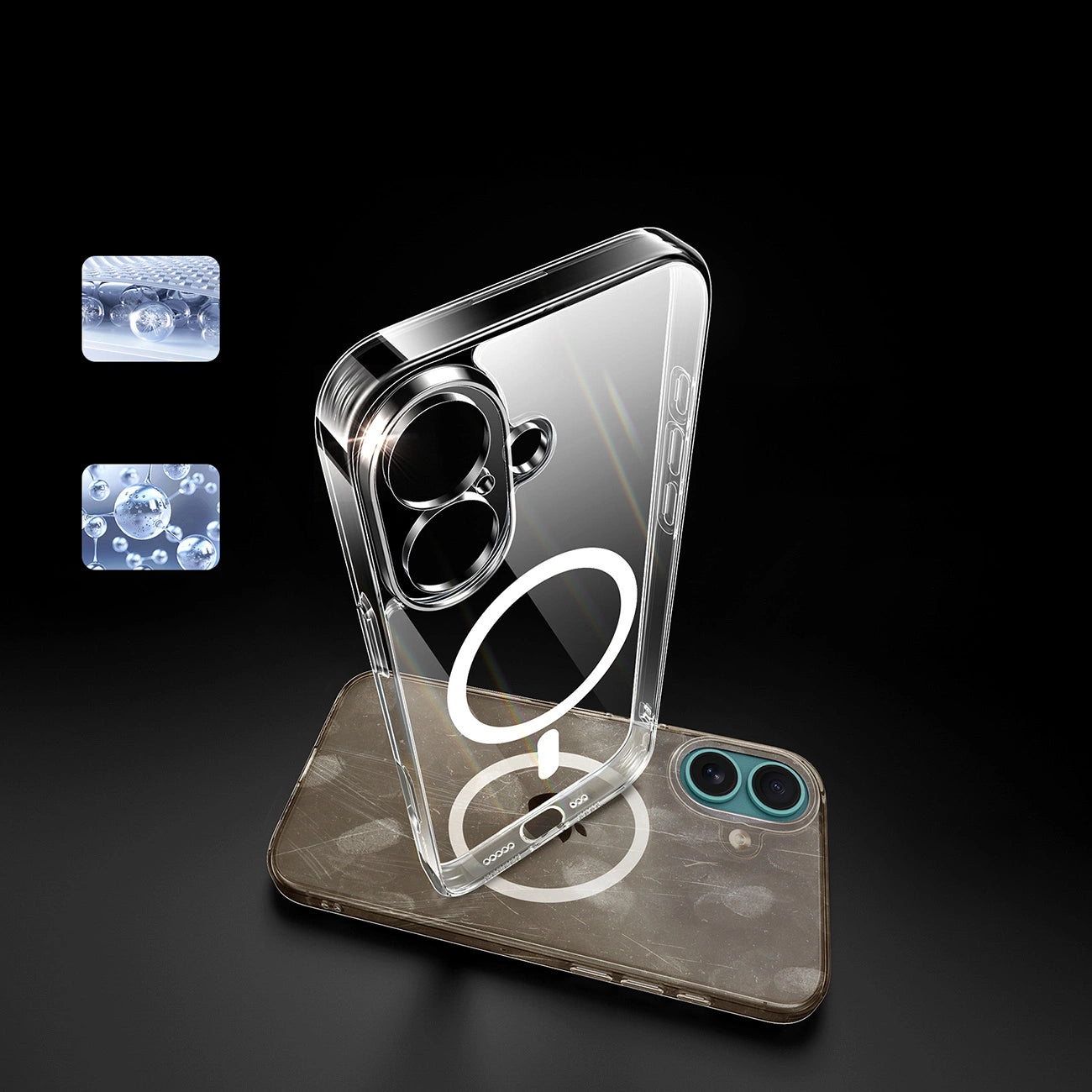 Ugreen Classy Clear Magnetic Case with MagSafe for iPhone 16 Plus - Clear_7