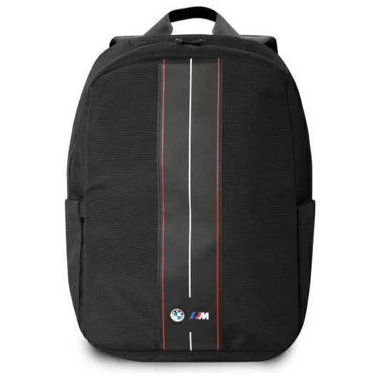 BMW Backpack BMBP15COMPVSKR 16&quot; Black Nylon Red Stripe_0