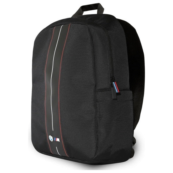 BMW Backpack BMBP15COMPVSKR 16&quot; Black Nylon Red Stripe_1
