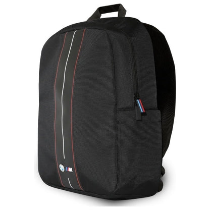 BMW Backpack BMBP15COMPVSKR 16&quot; Black Nylon Red Stripe_1