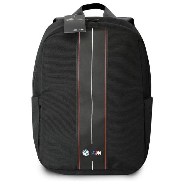 BMW Backpack BMBP15COMPVSKR 16&quot; Black Nylon Red Stripe_3