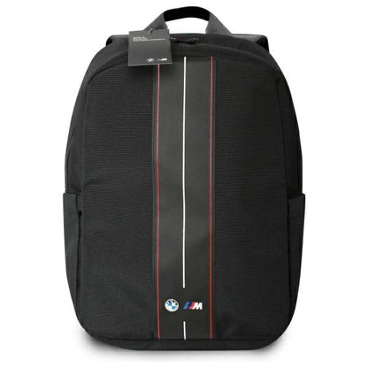 BMW Backpack BMBP15COMPVSKR 16&quot; Black Nylon Red Stripe_3