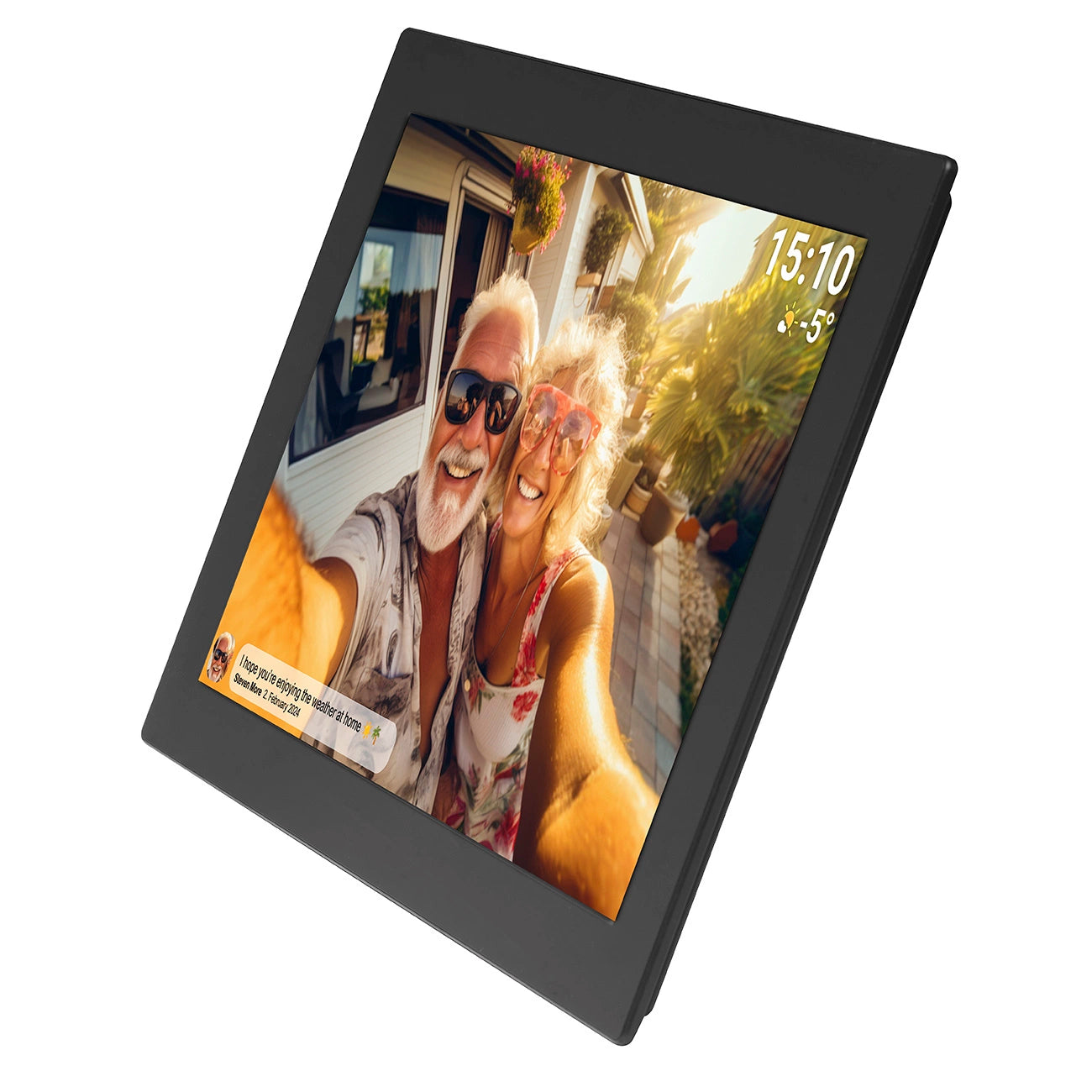 Denver Frameo PFF-1037B 10.1" Digital Frame - Black_1