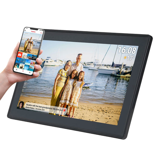 Denver Frameo PFF-1515B 15.6" Digital Frame - Black_0