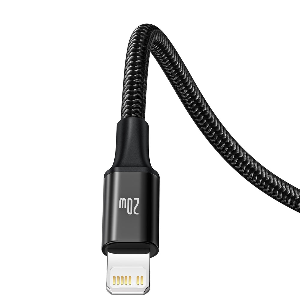 Baseus Rapid Series 3in1 USB-C - USB-C / Lightning / micro USB cable 20W PD 1.5m - black - OUTLET_2