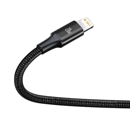 Baseus Rapid Series 3in1 USB-C - USB-C / Lightning / micro USB cable 20W PD 1.5m - black - OUTLET_3