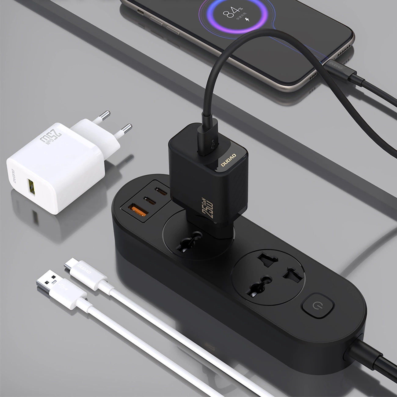 Dudao A27S 25W GaN USB-A Charger - Black_2