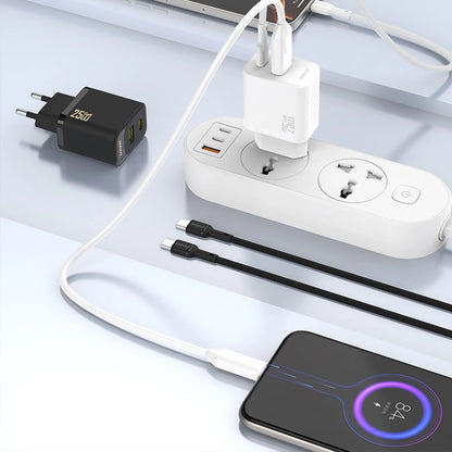 Dudao A27 25W GaN USB-C Wall Charger - Black_1