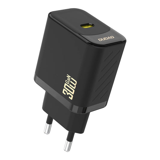 Dudao A27P 30W PD GaN USB-C Wall Charger - Black_0