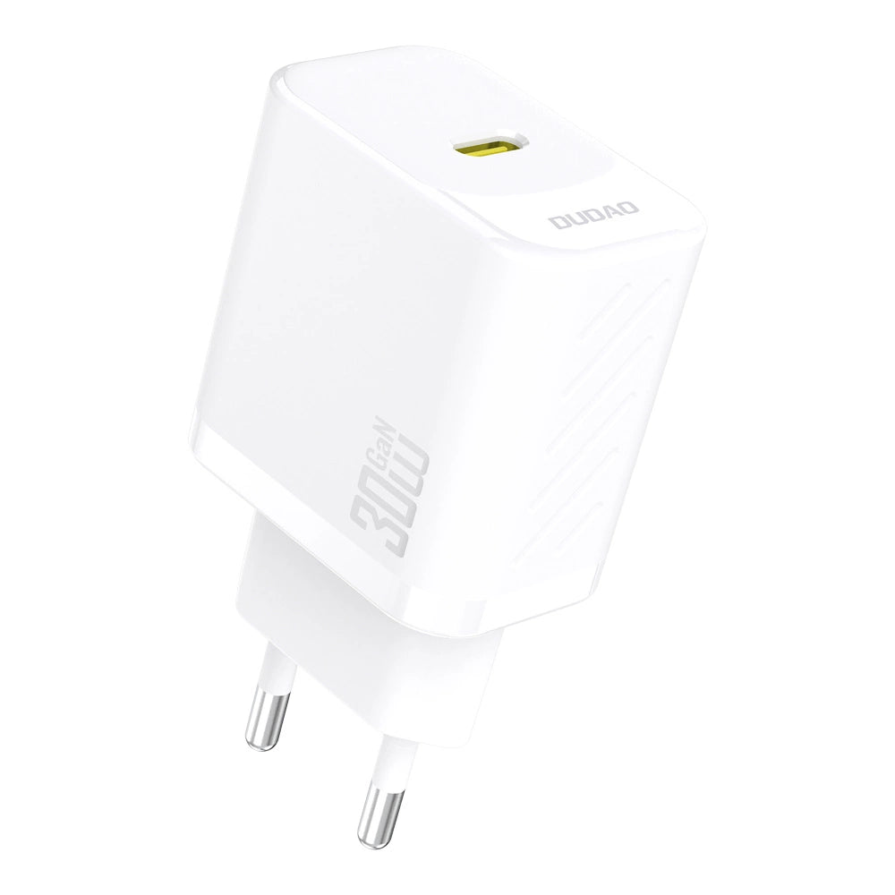 Dudao A27P 30W PD GaN USB-C Wall Charger - White_0